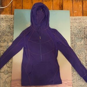 lululemon athletica zip up hoodie, purple